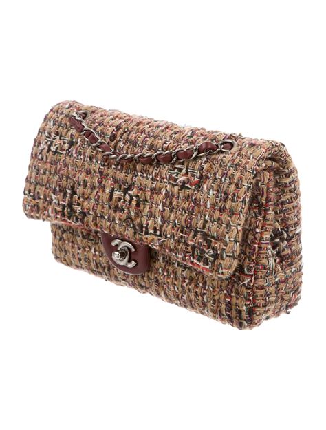 chanel bags tweed|Chanel tweed double flap bag.